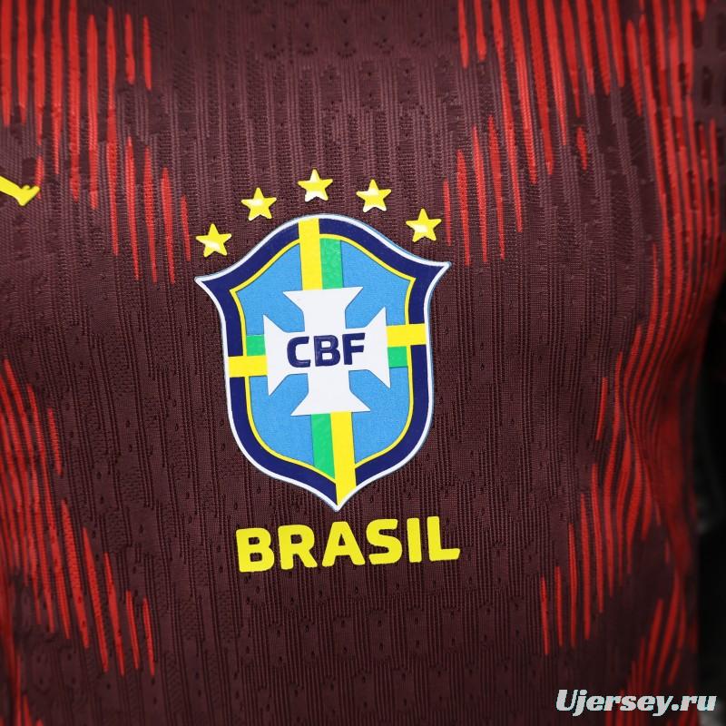 Player Version 26/27 Brazil  Dark Red Special Edition Jersey