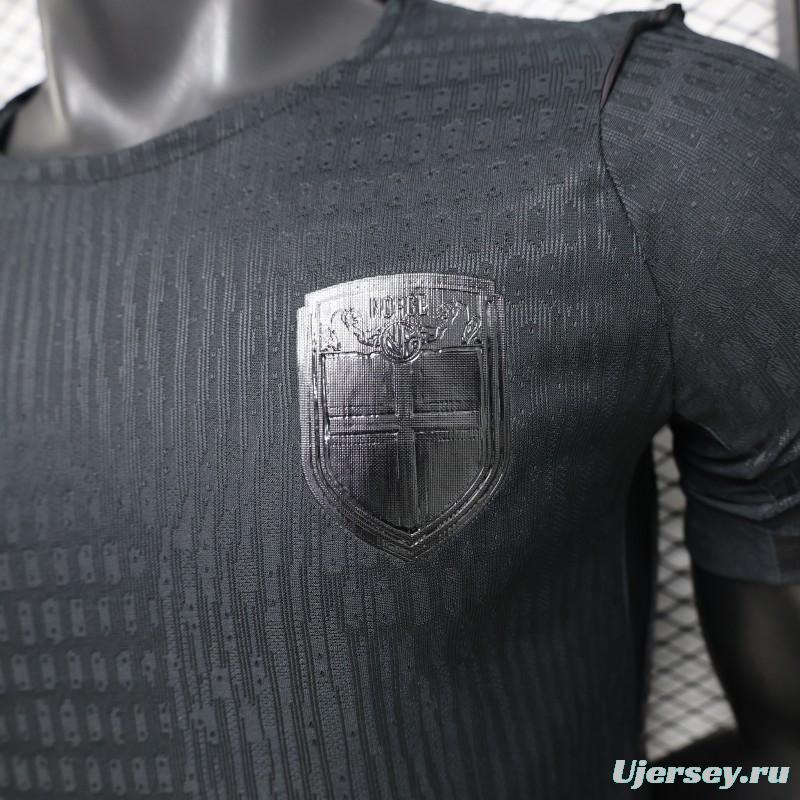 Player Version 26/27 Norway Away Black Tonal Stripe  Jersey