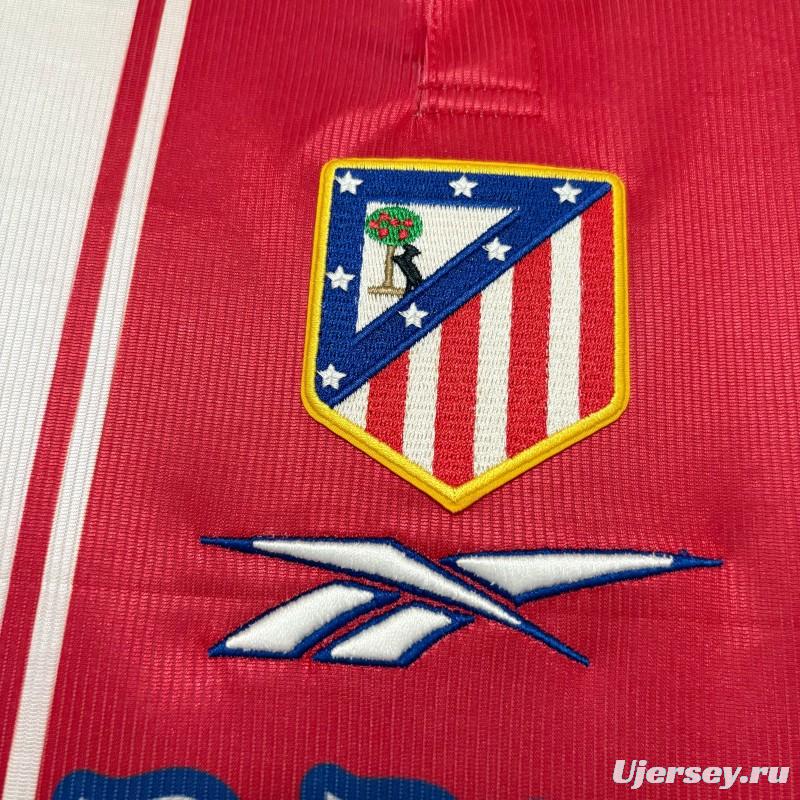 1999/00 Retro Atletico Madrid Home Jersey
