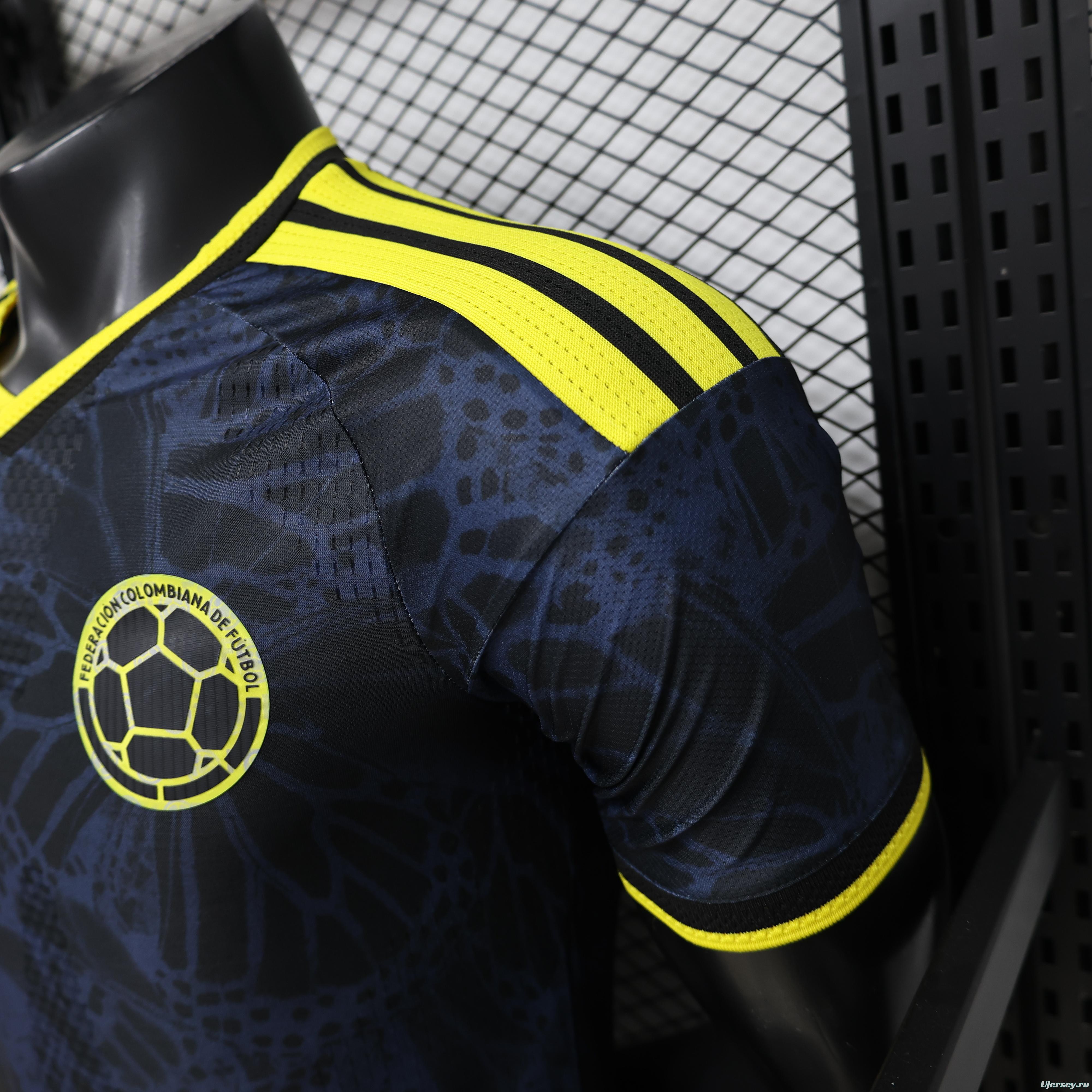 Player Version 26/27 Colombia Away  Navy Blue & Yellow Special Edition Jersey