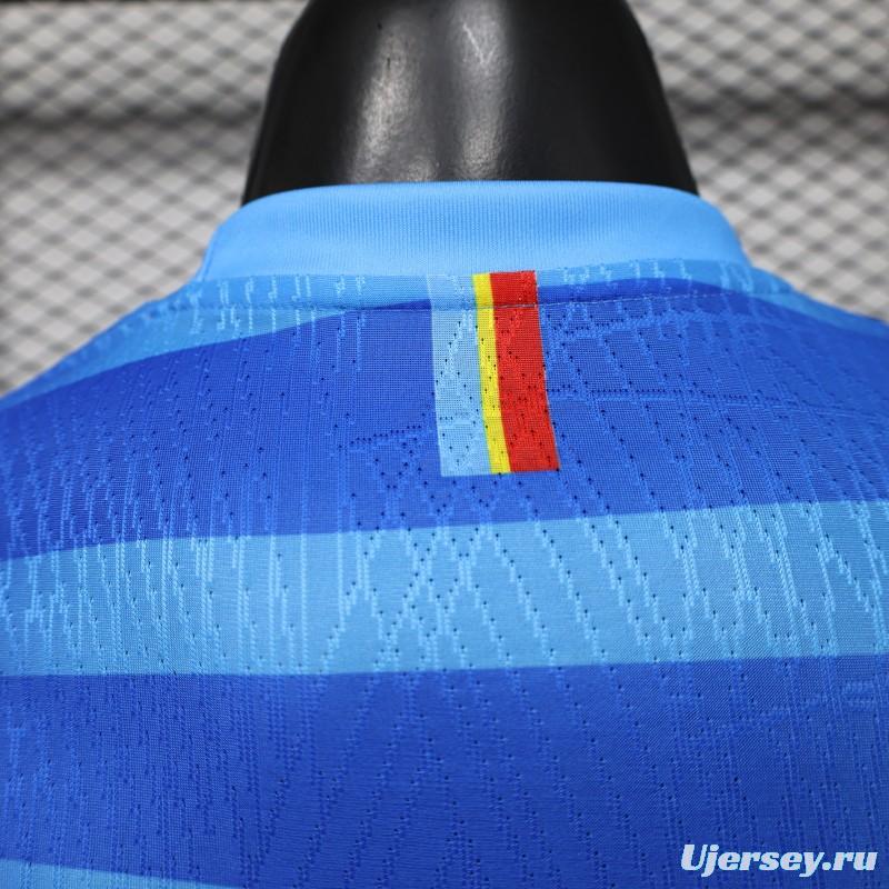 Player Version 26/27 DR Congo  Sky Blue & Red  Home Jersey