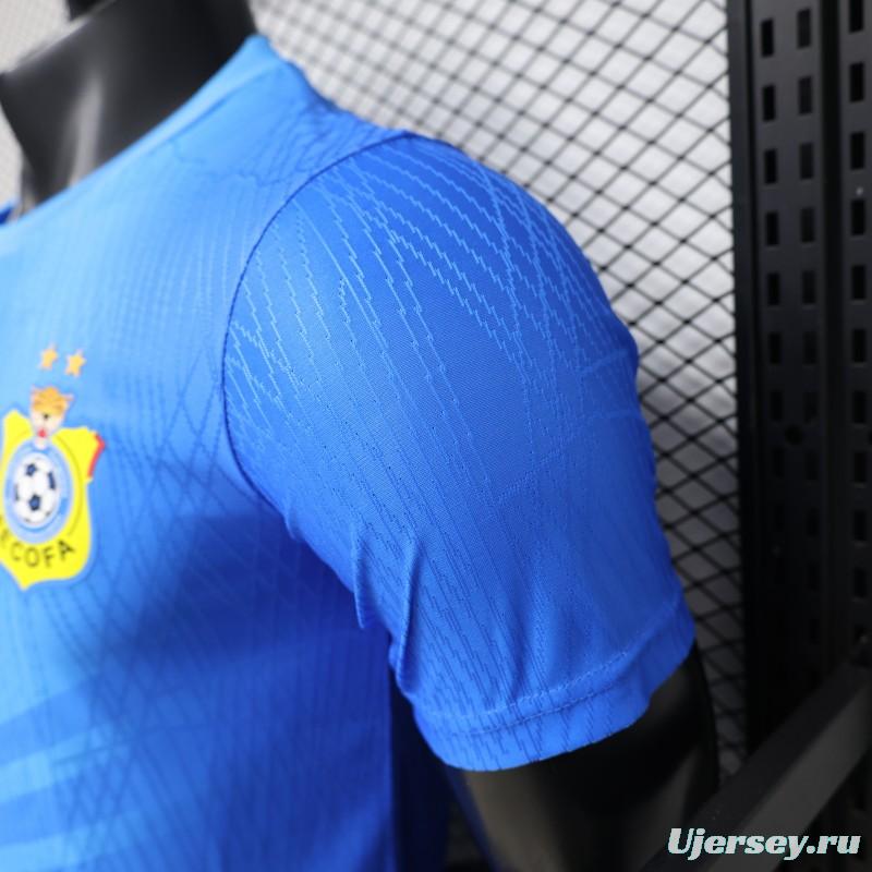 Player Version 26/27 DR Congo  Sky Blue & Red  Home Jersey