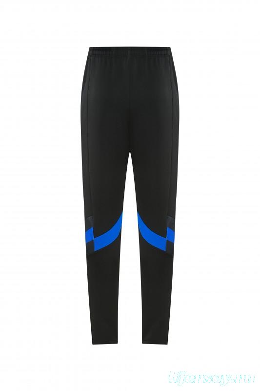 2026/27 Adidas Originals Black & Royal Blue Full Zipper Jacket Tracksuit + Long Pants