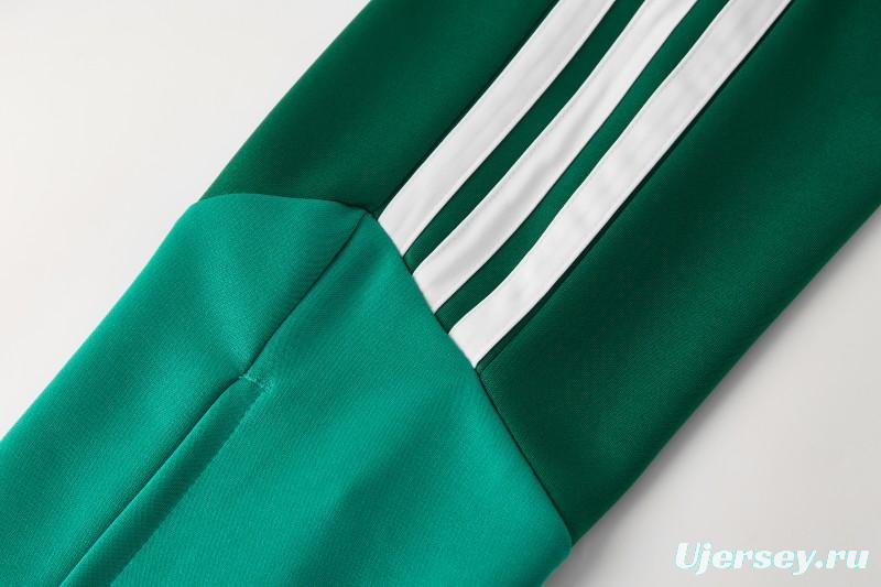 26/27 Algeria  Dark Green  Zipper Training Jacket Tracksuit + Long Pants (Adidas)