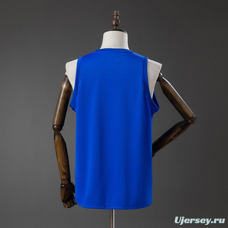 2026 Brazil Training Jersey Vest Blue