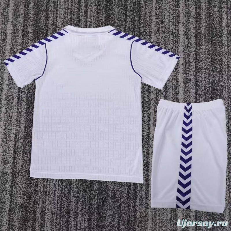 Retro Kids 88/90 Real Madrid Home Jersey