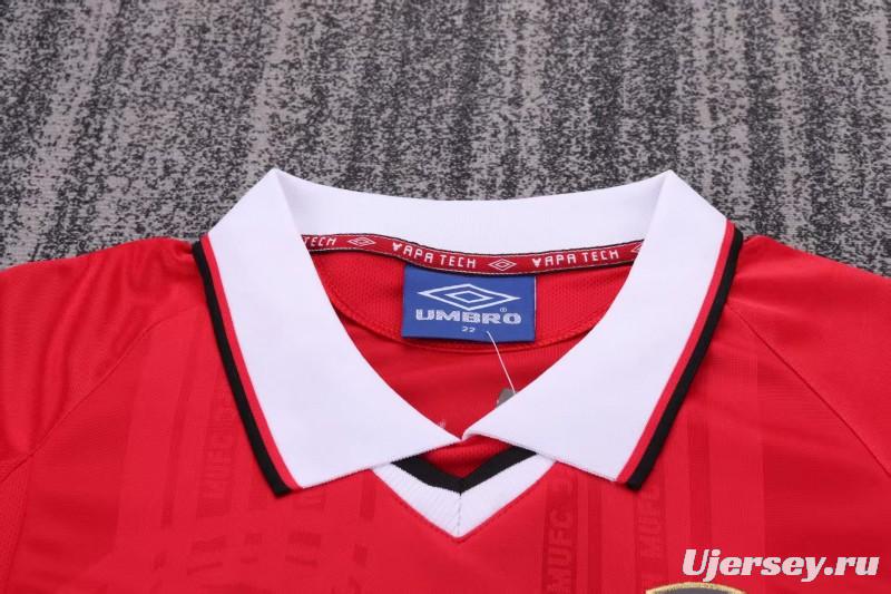Retro Kids 99/00 Manchester United Home Jersey