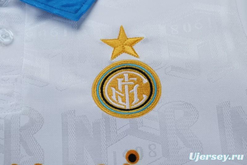 Retro Kids 94/95 Inter Milan Away White Jersey