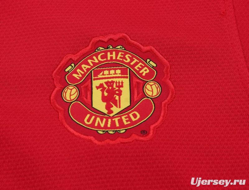 Retro Kids 13/14 Manchester United Red Home Jersey