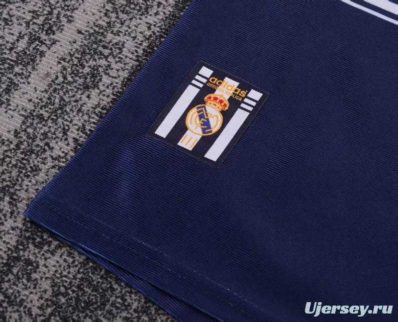 Retro Kids 98/99 Real Madrid Away Navy Jersey