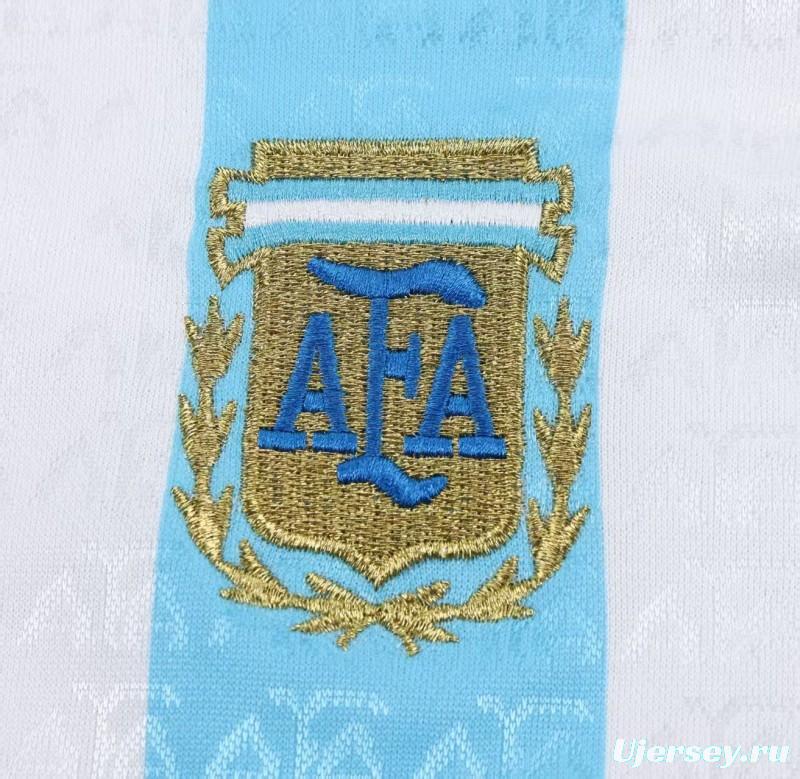 Retro Kids 1994 Argentina Home Jersey