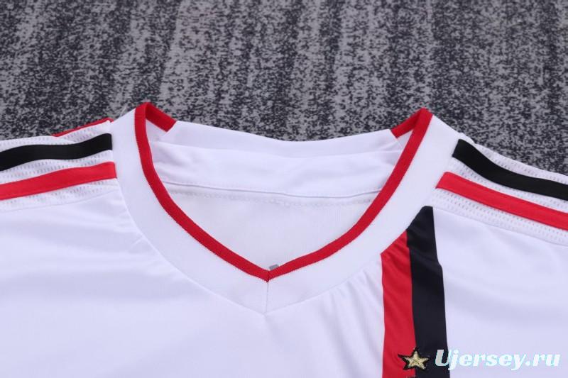 Retro 2010/11 Kids AC Milan White Away Jersey