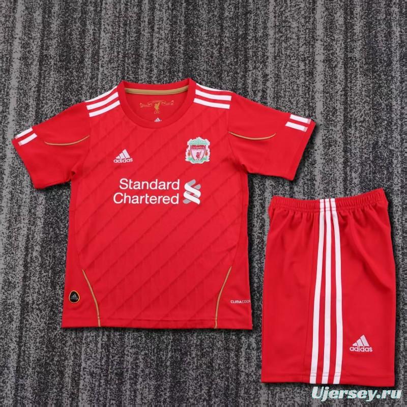 Retro Kids 2010 Liverpool Home Jersey