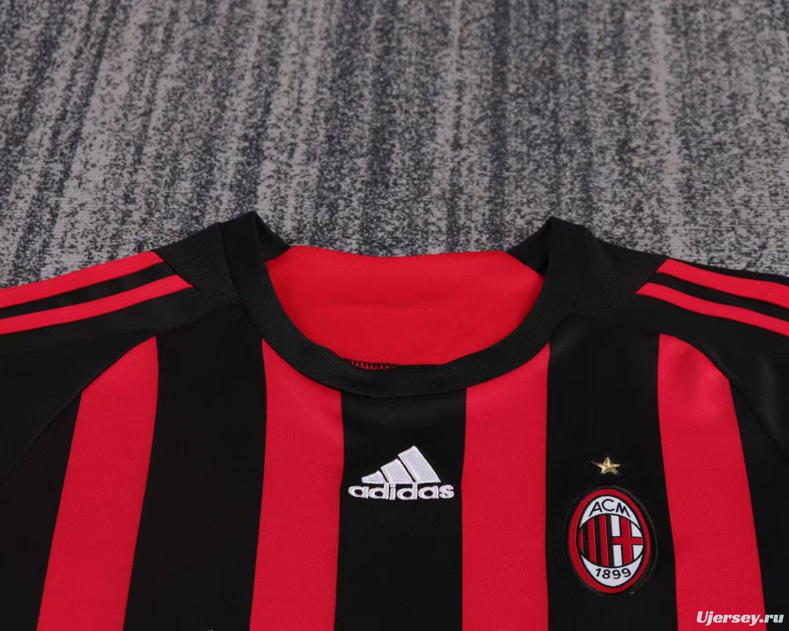 Retro Kids 08/09 AC Milan Home Jersey