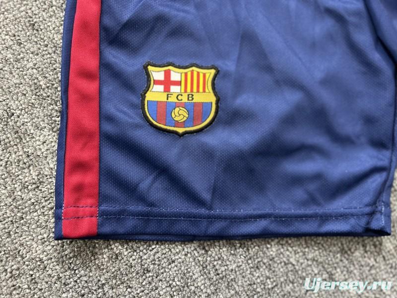 Retro Kids 14/15 Barcelona Home Long Sleeve Jersey