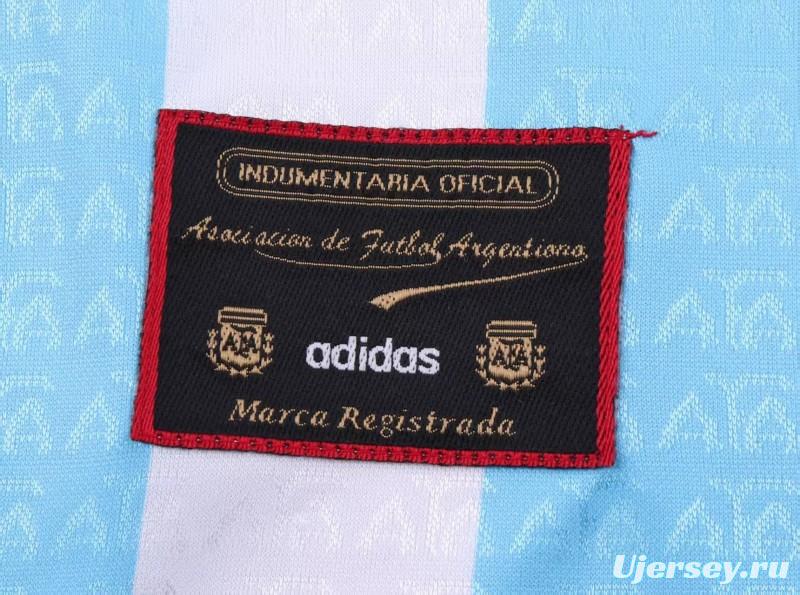 Retro Kids  96/97 Argentina Home Jacquard Jersey