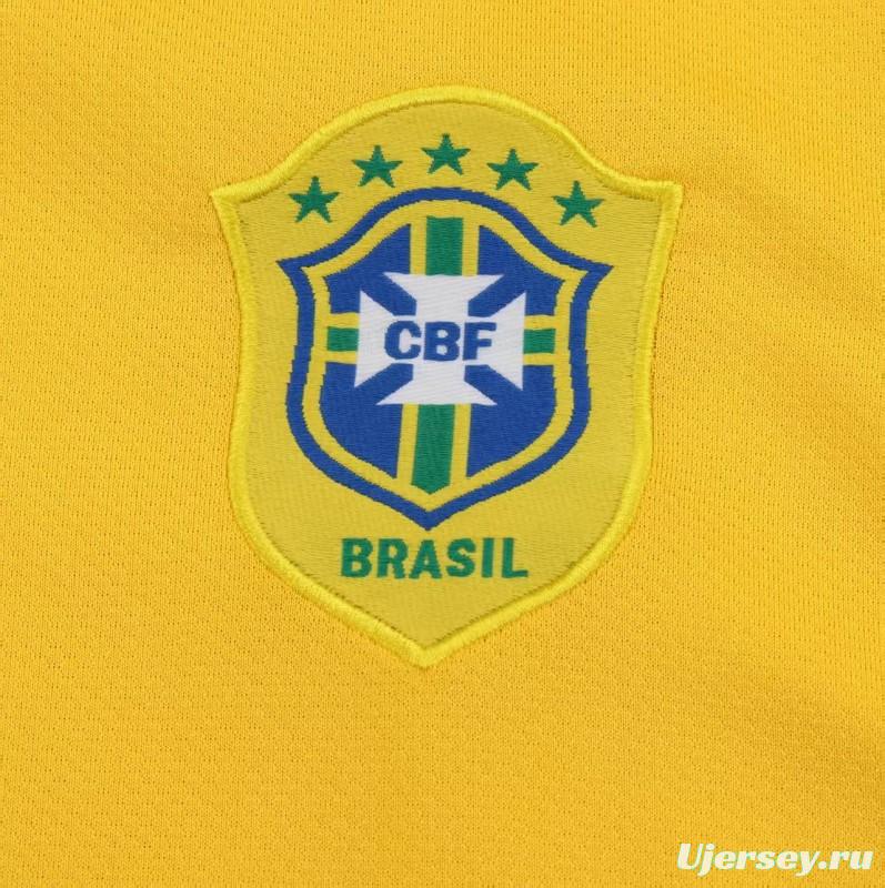 Retro Kids 2006 Brazil Home Jersey