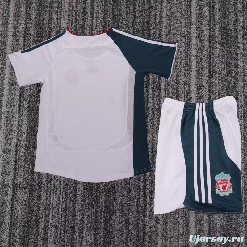 Retro Kids 06/08  Liverpool Away Jersey