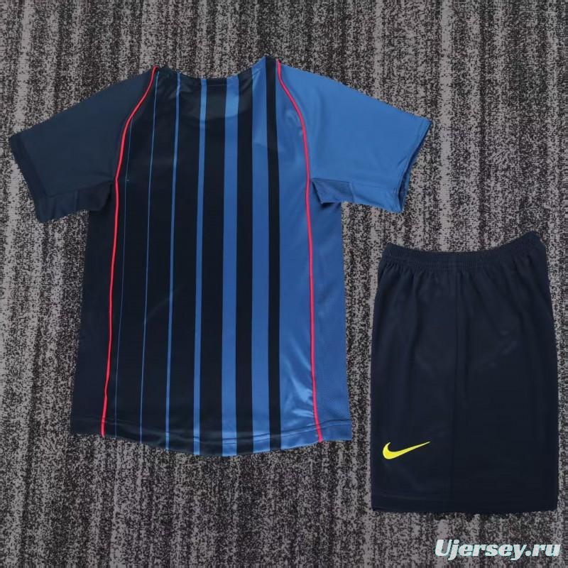 Retro Kids 04/05 Barcelona Away Jersey