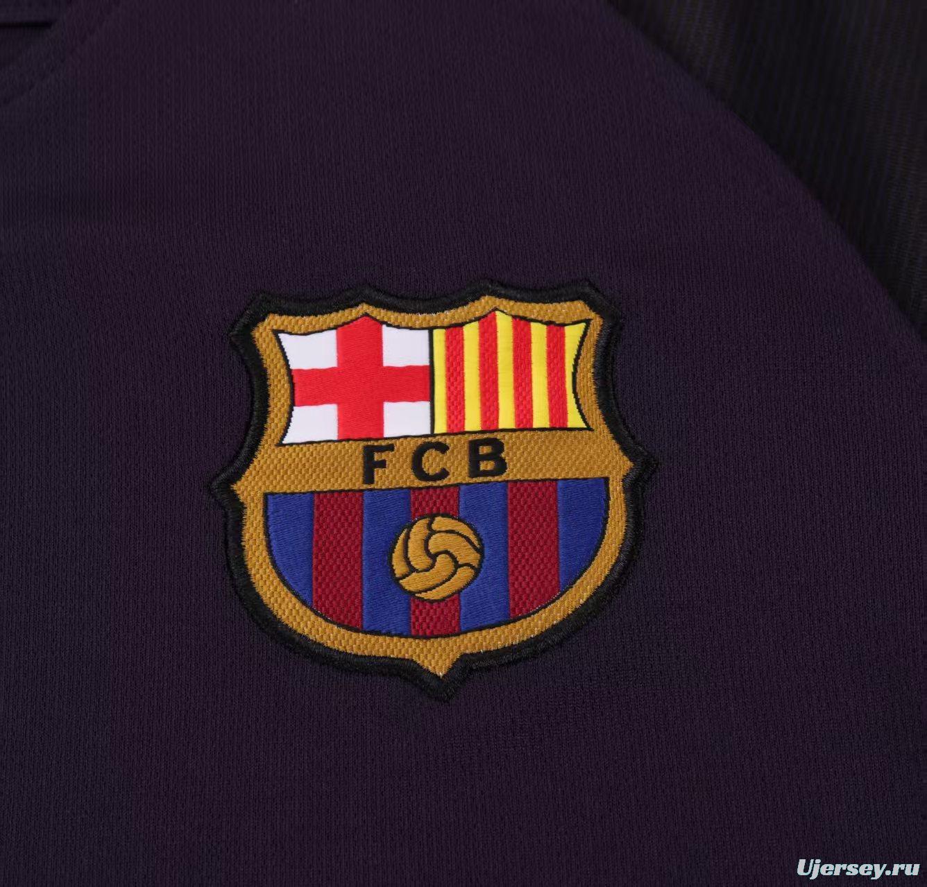 Retro Kids 16/17 FC Barcelona Away Jersey
