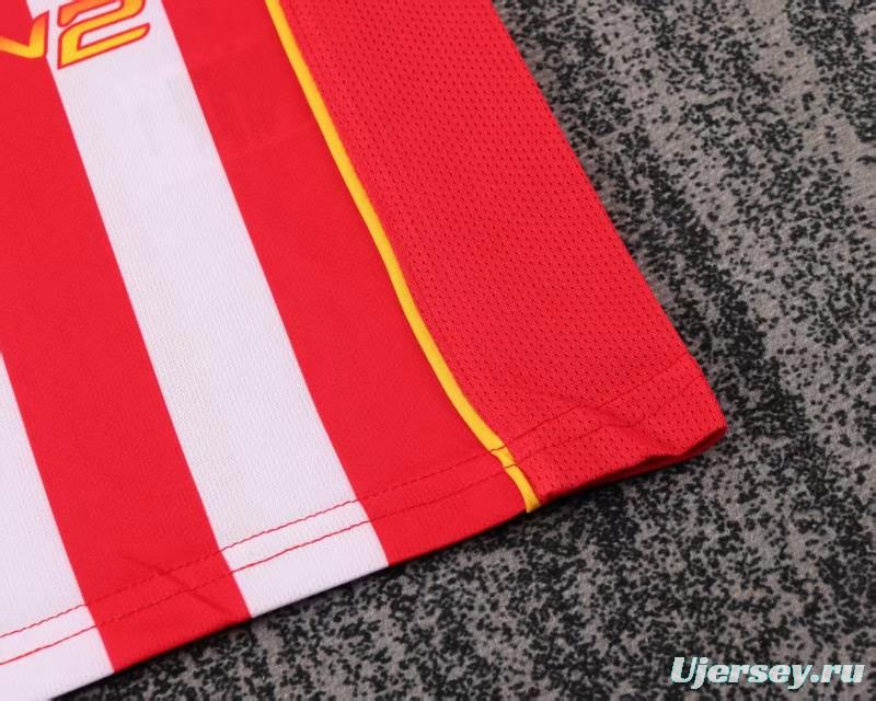 Retro Kids 04/05 Atletico Madrid Home Jersey