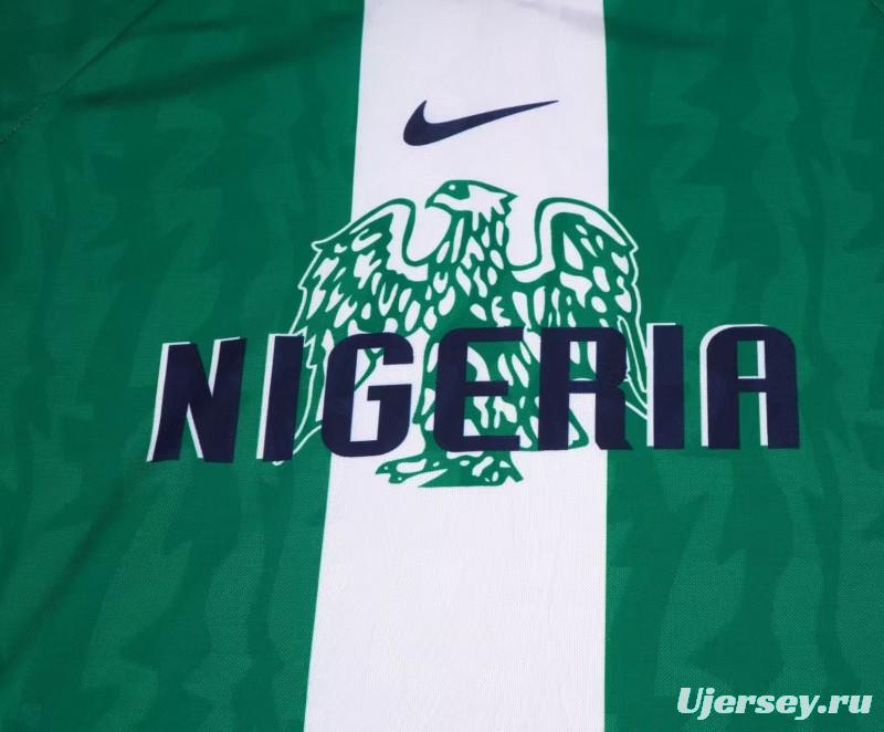 Retro Kids 1996  Nigeria Green Home Jersey