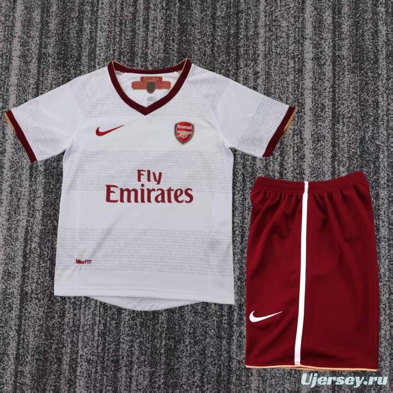 Retro Kids 07/08 Arsenal Away Jersey