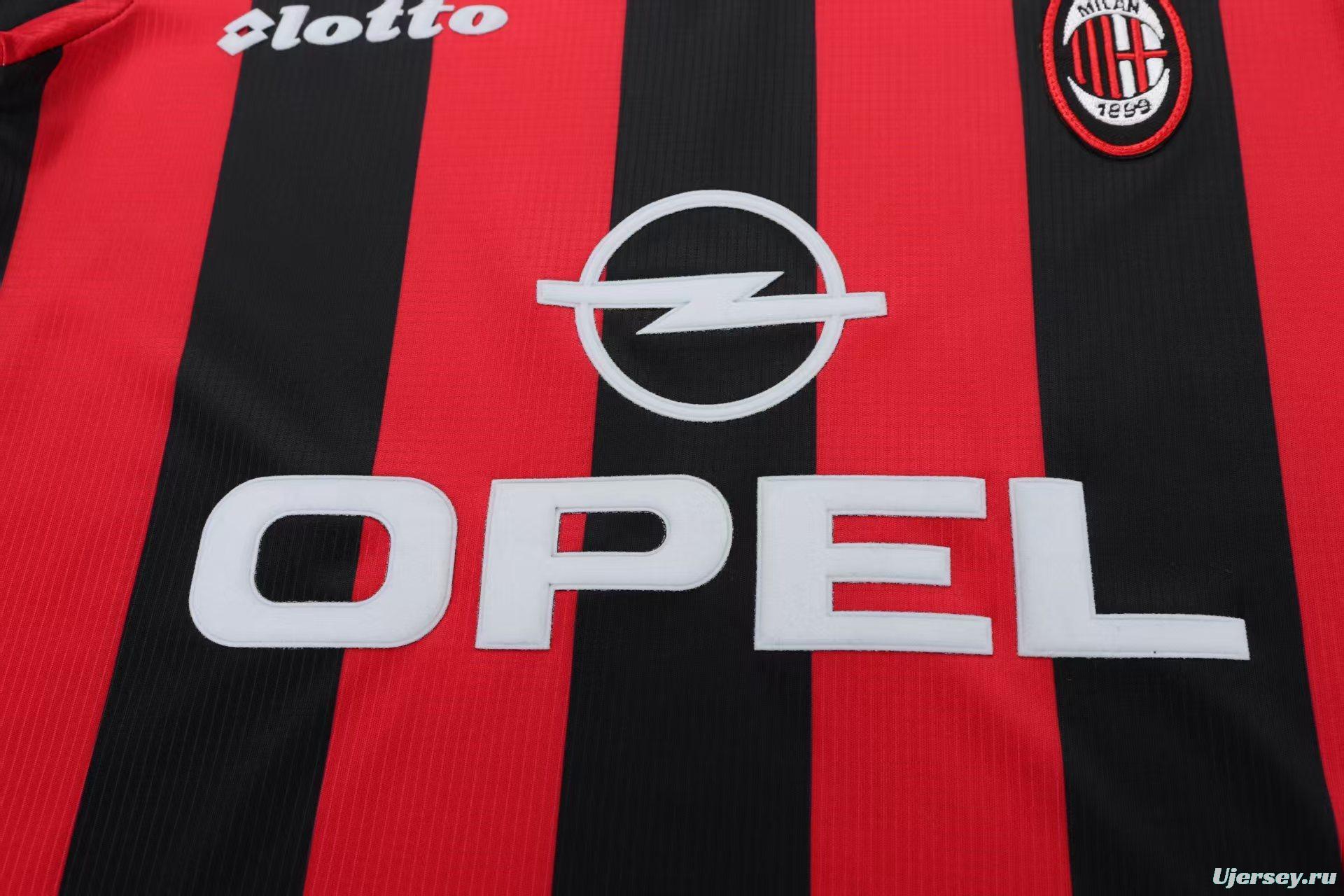 Retro Kids 97/98 AC Milan Home Jersey