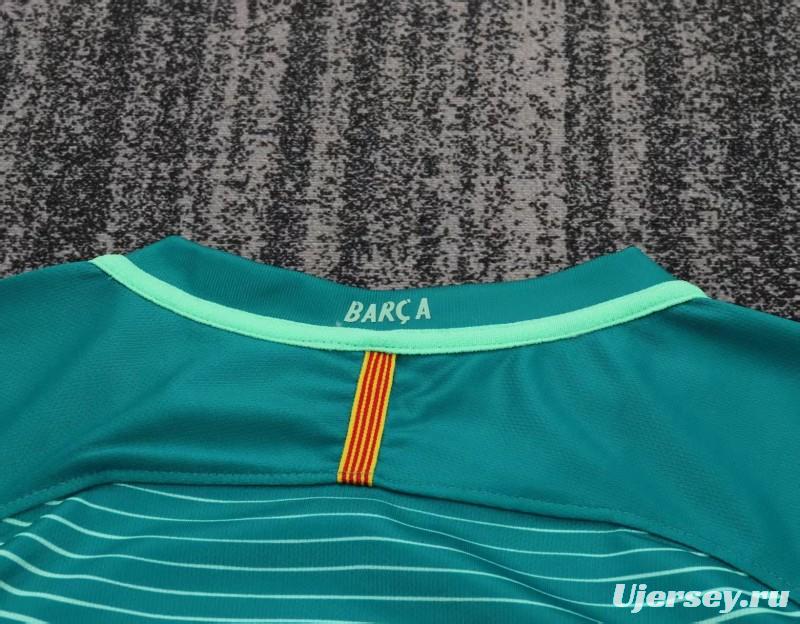 Retro Kids 16/17 Barcelona Third Away Jersey
