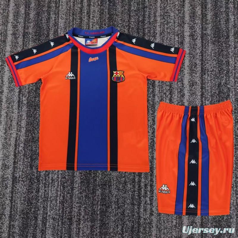 Retro Kids 97/98 Barcelona Away Jersey