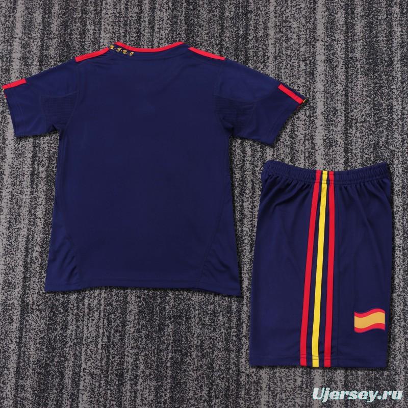Retro Kids 2010 Spain Away Jersey