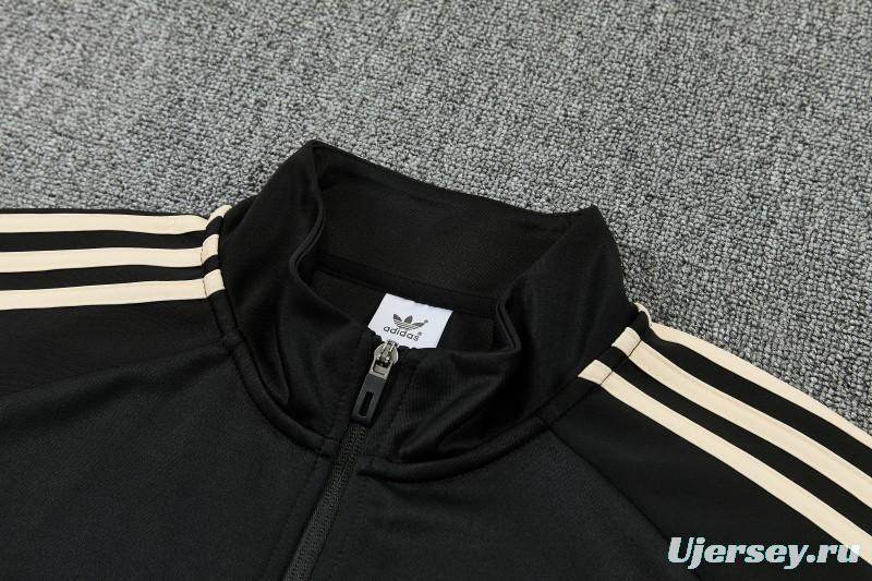 26/27 Liverpool Black & Cream Full Zipper Jacket Tracksuit + Long Pants