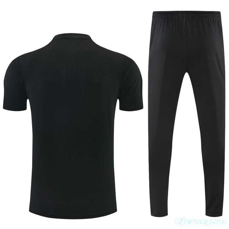 2026 Liverpool Black Short Sleeve Tracksuit + Long Pants