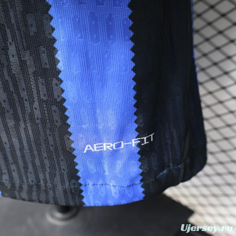 Player Version 26/27 Inter Milan Home Black & Blue  Stripe Jersey