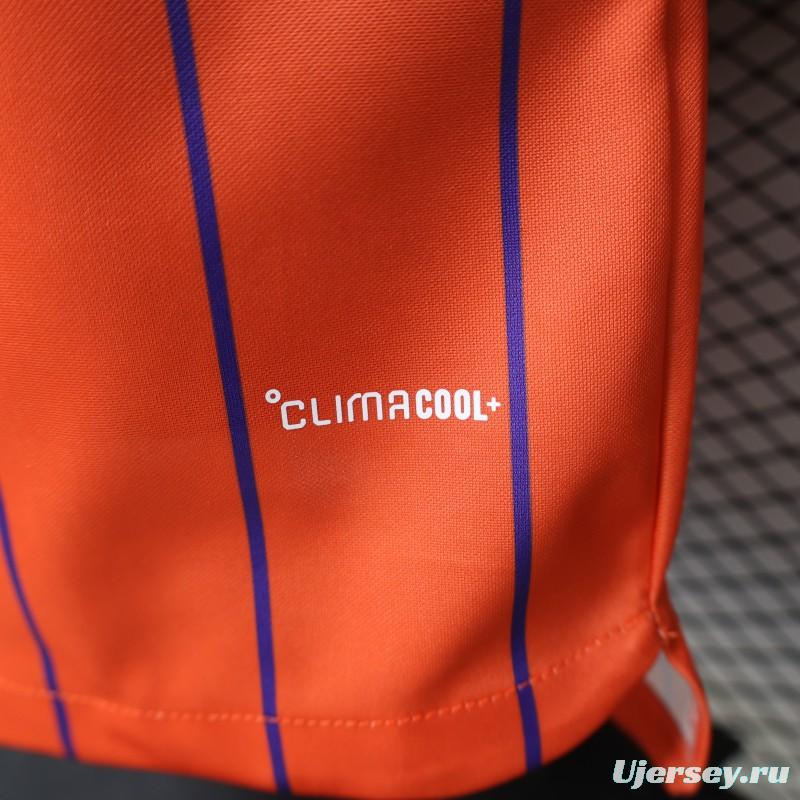 Player Version 26/27 Scotland Away Orange with Purple Pinstripe Jersey
