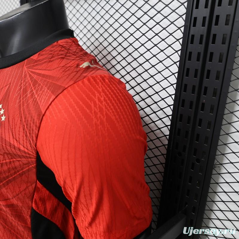 Player Version 2026 Egypt Red  Home Jersey