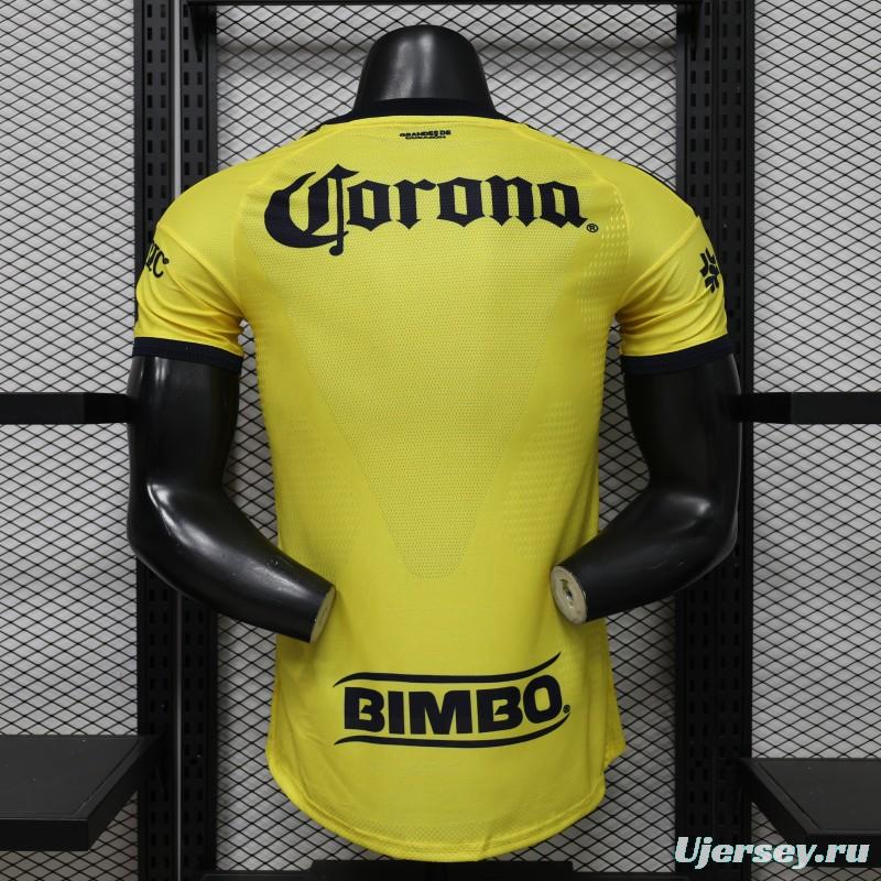 Player Version 26/27 Club América Yellow  Home Jersey
