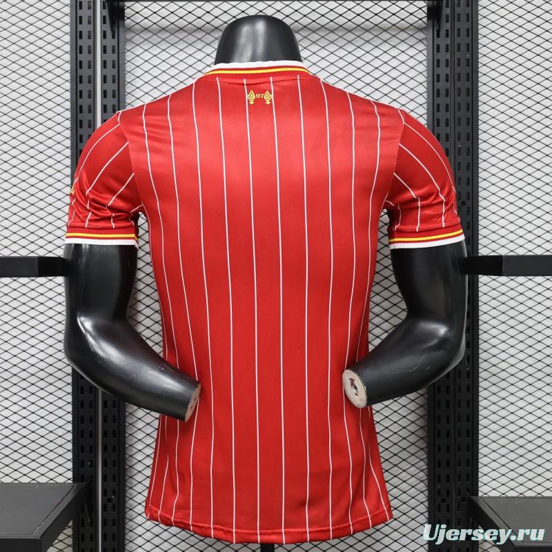 Player Version 26/27 Liverpool Red with White Pinstripe Home Jersey