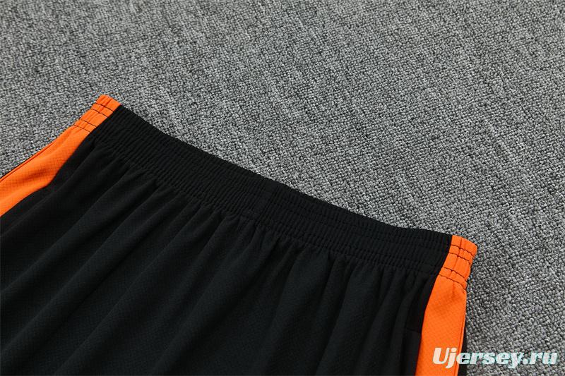 26/27 Netherlands Home Orange Short Sleeve + Soccer Shorts
