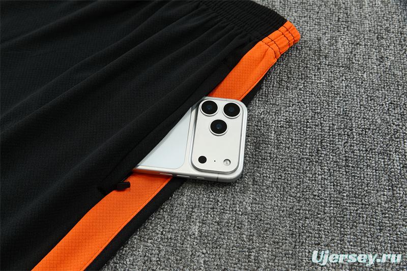 26/27 Netherlands Home Orange Short Sleeve + Soccer Shorts