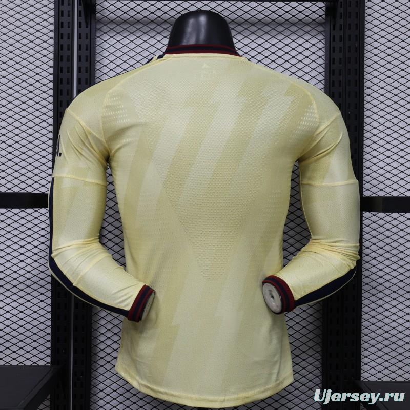 Player Version 26/27 Arsenal Yellow  Long Sleeve Jersey