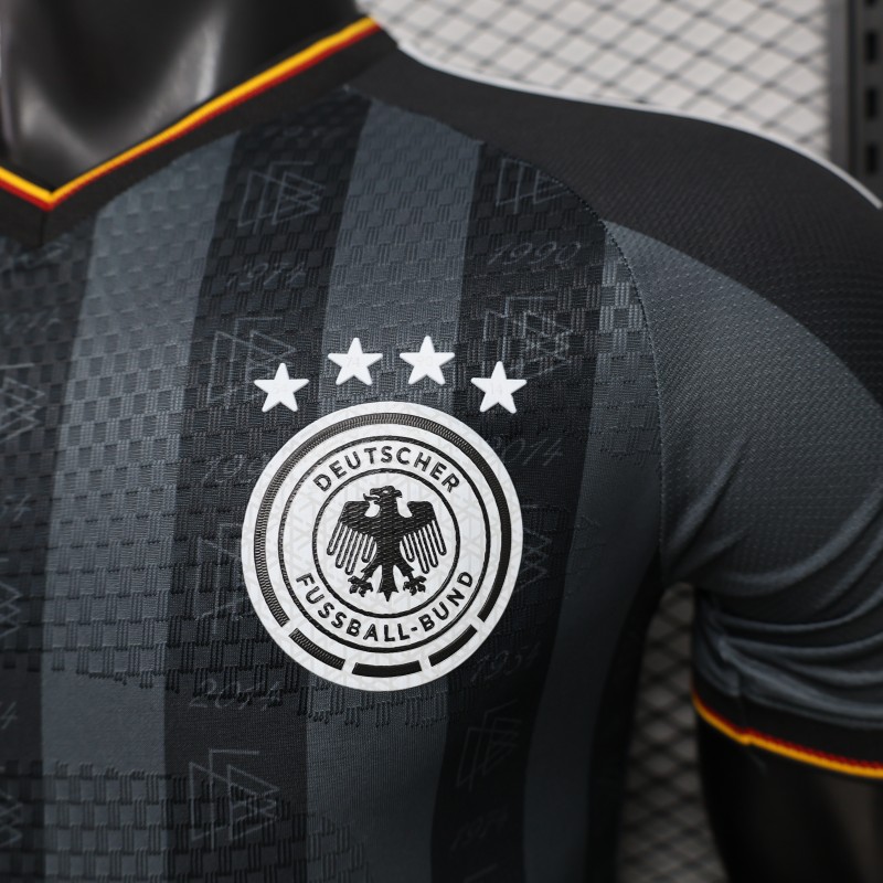 Player Version 2026 Germany Dark Grey with Championship Years Stripe Graphic Jersey