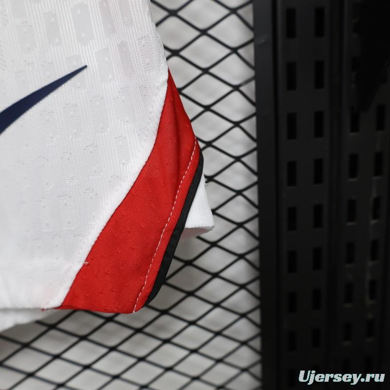 Player Version 2026 England White  Home Shorts