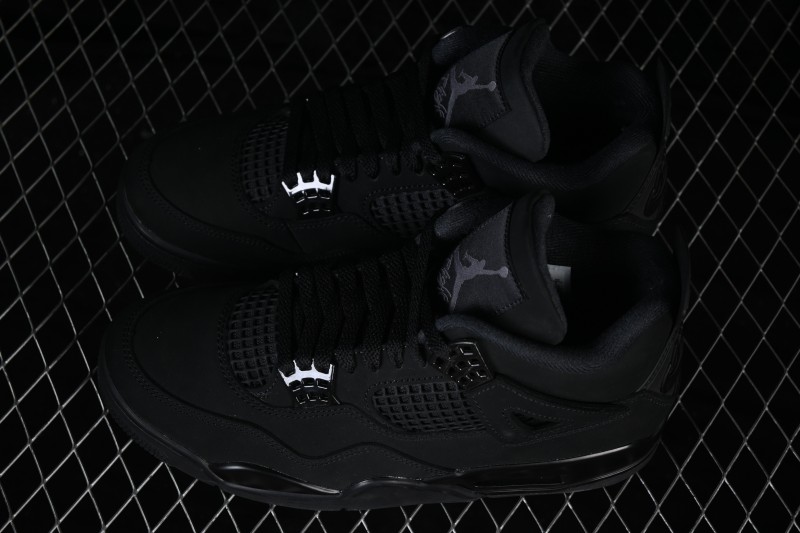 Nike Air Jordan 4 Retro Black Cat Basketball Shoes - FV5029-010