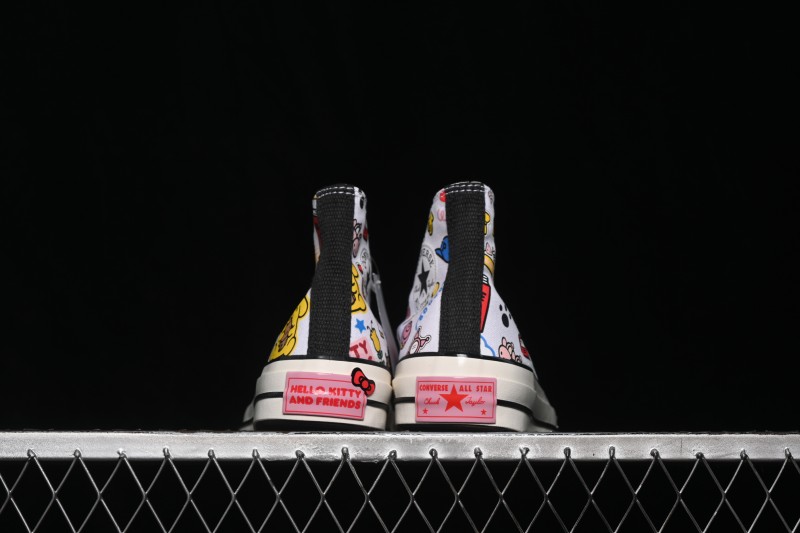 Converse x Hello Kitty and Friends Picnic Chuck Taylor All Star Hi Top Skate Shoes - A17696C