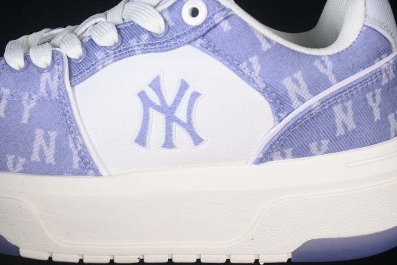 MLB Chunky Curve Liner New York Yankees Thick Sole Casual Running Shoes - 3ASXM016N50LDS