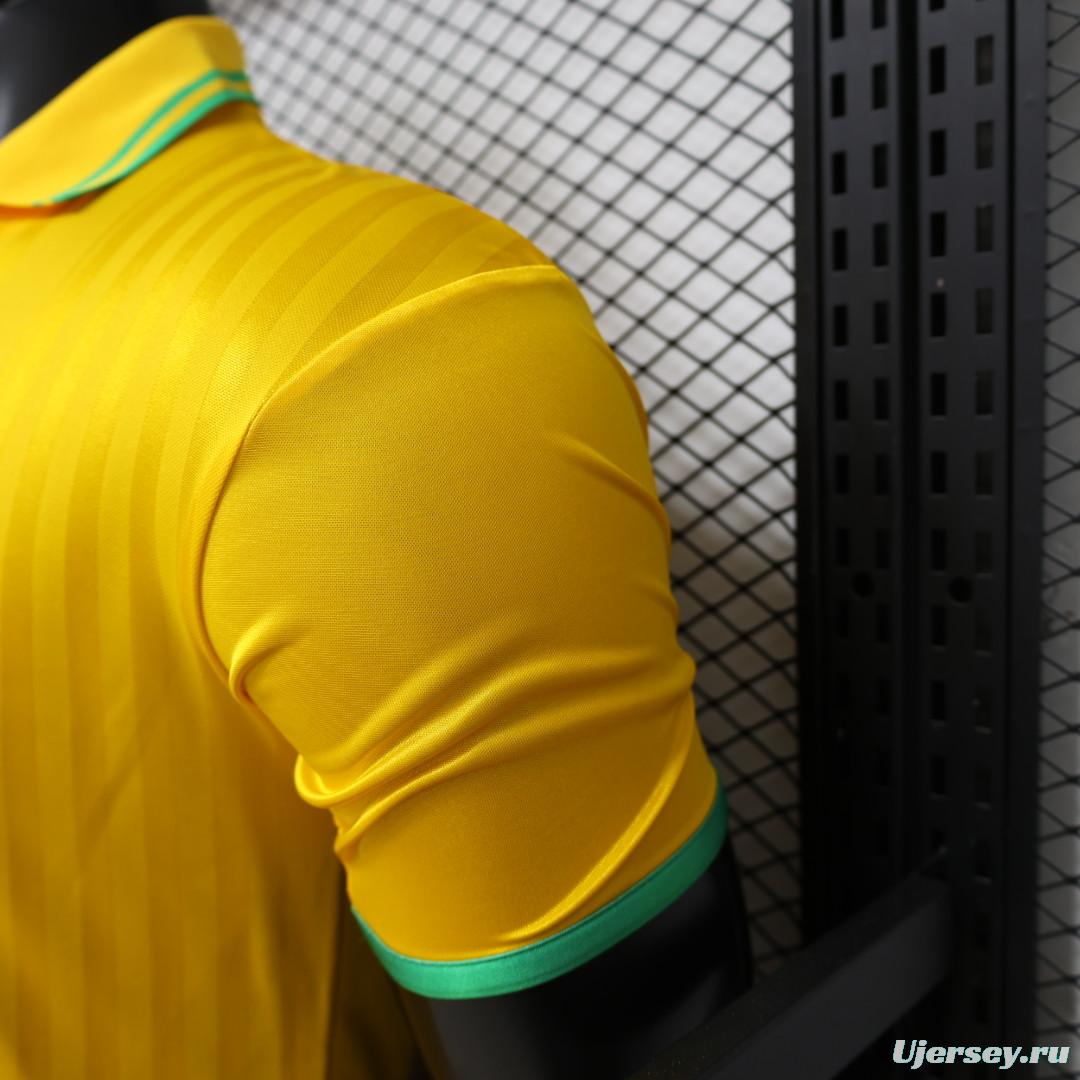 Player Version 2026 Brazil × Jordan Brand Yellow Special Edition Home Jersey