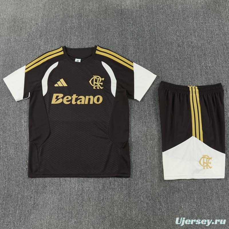 26/27 Flamengo Black Short Sleeve+Soccer Shorts