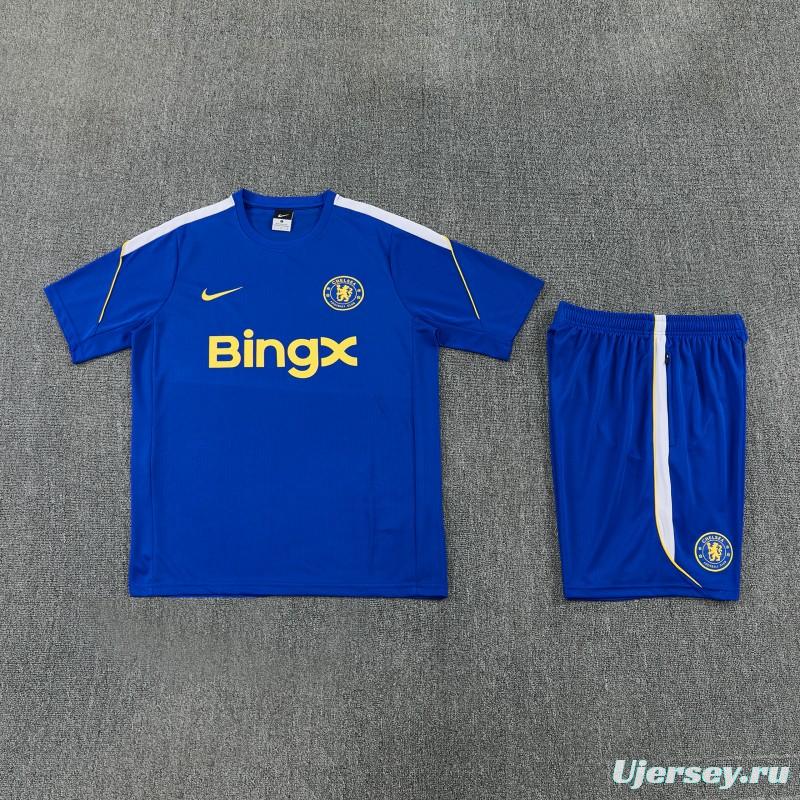 26/27 Chelsea Blue Short Sleeve+Soccer Shorts
