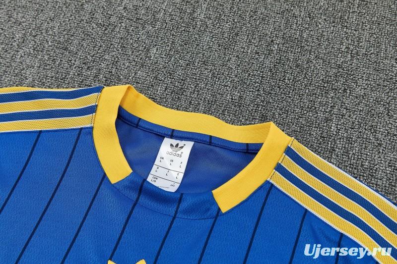 26/27 Boca Blue&Vavy Blue Short Sleeve Tracksuit + Long Pants